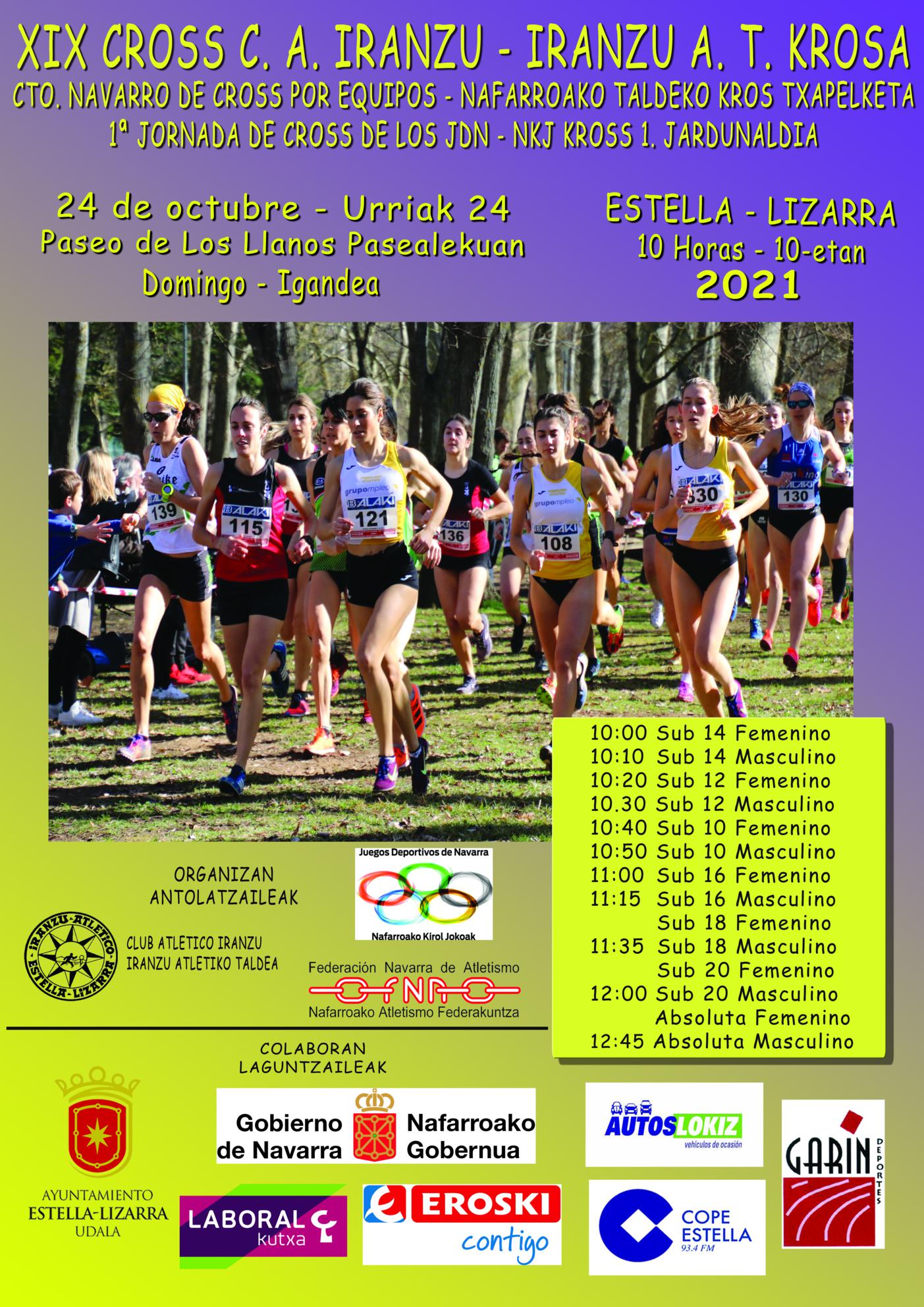 Campeonato Navarro de Campo a Trav&eacute;s por Clubes 2021